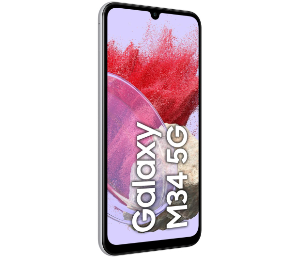 SAMSUNG Galaxy M34 5G 6/128GB Srebrny (M346B) - 1190001 - zdjęcie 4